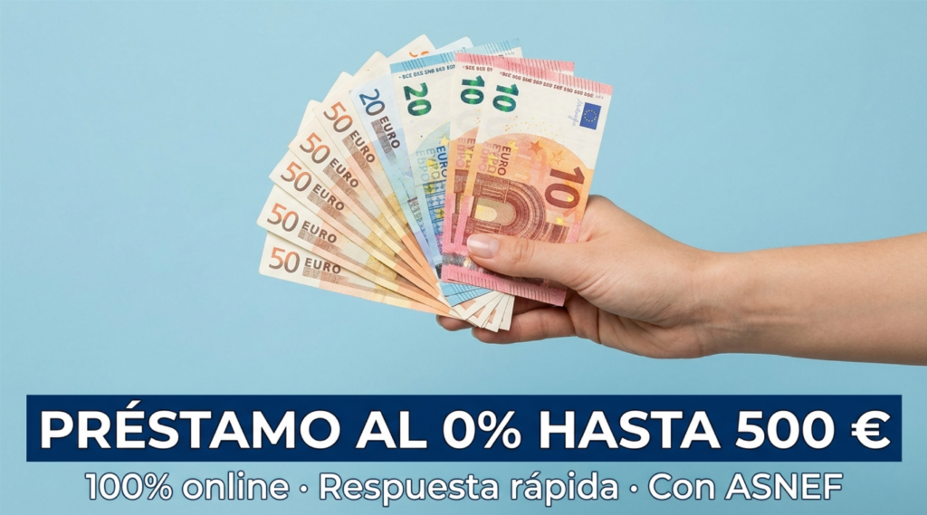 prestamo sin intereses con asnef